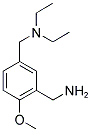 [3-(AMINOMETHYL)-4-METHOXYBENZYL]DIETHYLAMINE 结构式