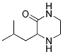 3-ISOBUTYL-PIPERAZIN-2-ONE 结构式