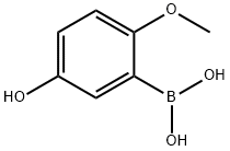 5-羟基-2-甲氧基苯硼酸 结构式