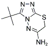 3-TERT-BUTYL-7H-[1,2,4]TRIAZOLO[3,4-B][1,3,4]THIADIAZIN-6-AMINE 结构式
