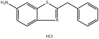 2-BENZYL-BENZOTHIAZOL-6-YLAMINE DIHYDROCHLORIDE 结构式