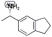 (S)-1-(2,3-Dihydro-1H-inden-5-yl)ethanamine 结构式