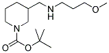 3-[(3-METHOXY-PROPYLAMINO)-METHYL]-PIPERIDINE-1-CARBOXYLIC ACID TERT-BUTYL ESTER 结构式