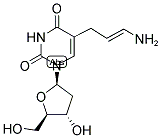 5-AMINOALLYL-2'-DEOXYURIDINE 结构式