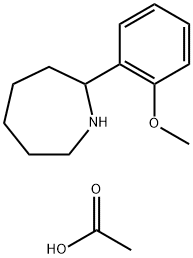 2-(2-METHOXY-PHENYL)-AZEPANE ACETATE 结构式