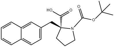 (S)-1-(tert-Butoxycarbonyl)-2-(naphthalen-2-ylmethyl)pyrrolidine-2-carboxylicacid