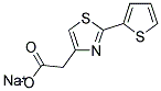 SODIUM (2-THIEN-2-YL-1,3-THIAZOL-4-YL)ACETATE 结构式