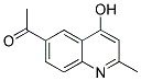 1-(4-Hydroxy-2-methyl-quinolin-6-yl)-ethanone 结构式