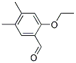 2-ETHOXY-4,5-DIMETHYLBENZALDEHYDE 结构式