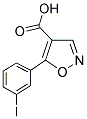 5-(3-IODOPHENYL)-ISOXAZOLE-4-CARBOXYLIC ACID 结构式