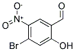 4-BROMO-2-HYDROXY-5-NITRO-BENZALDEHYDE 结构式