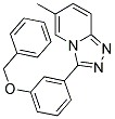 3-[3-(BENZYLOXY)PHENYL]-6-METHYL[1,2,4]TRIAZOLO[4,3-A]PYRIDINE 结构式