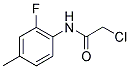 2-CHLORO-N-(2-FLUORO-4-METHYLPHENYL)ACETAMIDE 结构式