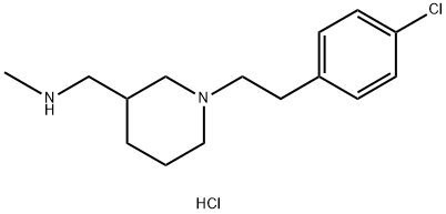 ((1-[2-(4-CHLOROPHENYL)ETHYL]PIPERIDIN-3-YL)-METHYL)METHYLAMINE DIHYDROCHLORIDE 结构式