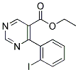 ETHYL-4-(2-IODOPHENYL) PYRIMIDINE-5-CARBOXYLATE 结构式