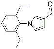 1-(2,6-DIETHYLPHENYL)-1H-PYRROLE-3-CARBALDEHYDE 结构式