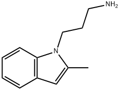 3-(2-METHYL-INDOL-1-YL)-PROPYLAMINE 结构式