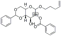 PENT-4-ENYL-2-O-BENZOYL-4,6-O-BENZYLIDINE-D-GLUCOPYRANOSIDE 结构式