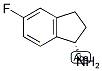 (S)-5-FLUORO-2,3-DIHYDRO-1H-INDEN-1-AMINE 结构式