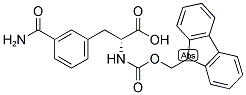 FMOC-D-3-CARBAMOYLPHE 结构式