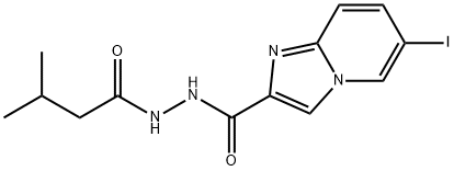 6-碘-N'-(3-甲基丁酰基)咪唑并[1,2-A]吡啶-2-甲酰肼 结构式