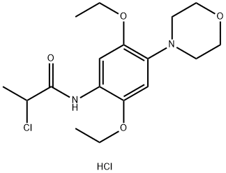 2-Chloro-N-(2,5-diethoxy-4-morpholinophenyl)propanamidehydrochloride