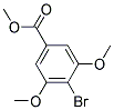 4-溴-3,5-二甲氧基苯甲酸甲酯 结构式