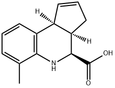 (3AR,4S,9BS)-6-METHYL-3A,4,5,9B-TETRAHYDRO-3H-CYCLOPENTA[C]QUINOLINE-4-CARBOXYLIC ACID 结构式