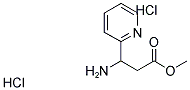 3-AMINO-3-PYRIDIN-2-YL-PROPIONIC ACID METHYL ESTER DIHYDROCHLORIDE 结构式