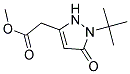 METHYL (1-TERT-BUTYL-5-OXO-2,5-DIHYDRO-1H-PYRAZOL-3-YL)ACETATE 结构式