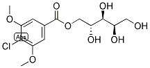 4-CHLORO-3,5-DIMETHOXYBENZOIC ARABITOL ESTER 结构式