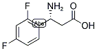 (R)-3-AMINO-3-(2,4-DIFLUORO-PHENYL)-PROPIONIC ACID 结构式