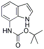 (1H-Indol-7-yl)-carbamic acid tert-butyl ester 结构式