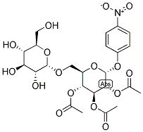 4-NITROPHENYL 2,3,4-TRI-O-ACETYL-6-O-ALPHA-D-GLUCOPYRANOSYL-ALPHA-D-GLUCOPYRANOSIDE 结构式