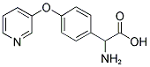 2-AMINO-2-(4-(PYRIDIN-3-YLOXY)PHENYL)ACETIC ACID 结构式