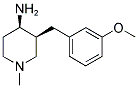 cis-3-(3-Methoxybenzyl)-1-methylpiperidin-4-amine 结构式