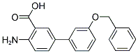 4-AMINO-3'-(BENZYLOXY)[1,1'-BIPHENYL]-3-CARBOXYLIC ACID 结构式