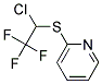 2-[(1-CHLORO-2,2,2-TRIFLUOROETHYL)THIO]PYRIDINE 结构式