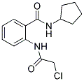 2-[(CHLOROACETYL)AMINO]-N-CYCLOPENTYLBENZAMIDE 结构式
