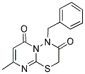 4-Benzyl-8-methyl-2H,6H-pyrimido[2,1-b][1,3,4]thiadiazine-3,6(4H)-dione 结构式