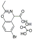 AMINO(5-BROMO-2-PROPOXYPHENYL)ACETIC ACID OXALATE 结构式