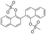 (R)-(-)-1,1'-BI-2-NAPHTHYL DIMETHANESULFONATE 结构式