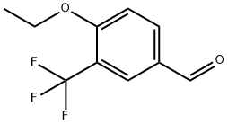 4-乙氧基-3-(三氟甲基)苯甲醛 结构式