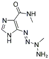 N-METHYL-5-[(1E)-3-METHYLTETRAZ-1-ENYL]-1H-IMIDAZOLE-4-CARBOXAMIDE 结构式