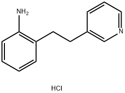 [2-(2-PYRIDIN-3-YLETHYL)PHENYL]AMINE DIHYDROCHLORIDE 结构式