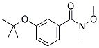 3-TERT-BUTOXY-N-METHOXY-N-METHYLBENZAMIDE 结构式