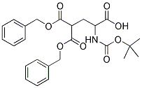 Boc-DL-Gla(OBzl)2-OH 结构式