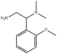 1-(2-METHOXY-PHENYL)-N1,N1-DIMETHYL-ETHANE-1,2-DIAMINE 结构式
