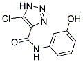 5-CHLORO-N-(3-HYDROXYPHENYL)-1H-1,2,3-TRIAZOLE-4-CARBOXAMIDE 结构式