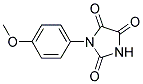 1-(4-METHOXYPHENYL)IMIDAZOLIDINE-2,4,5-TRIONE 结构式